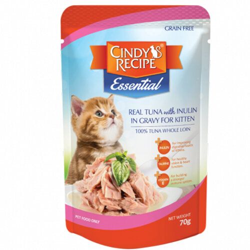 Cindy s Recipe Essential Grain Free Real Tuna With Inulin Pouch