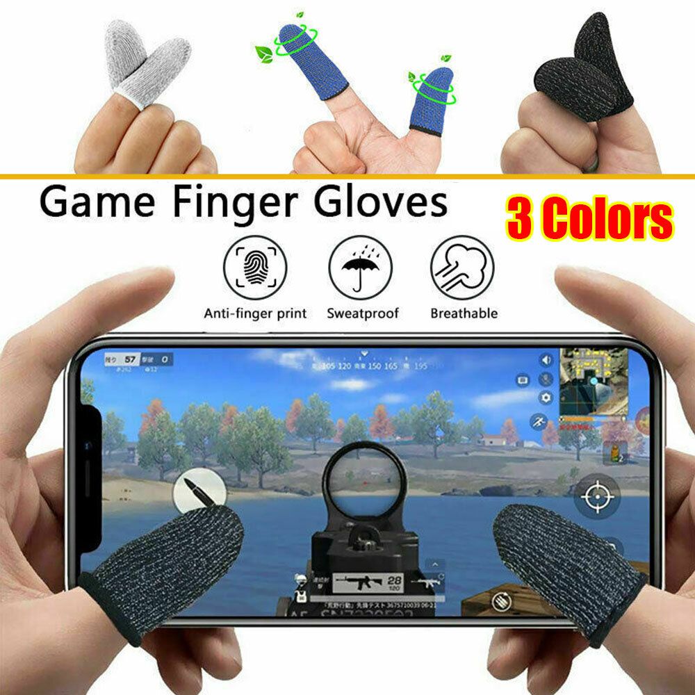 黑色2隻 電競專用 手遊指套 遊戲指套 電競指套  防汗防滑指套