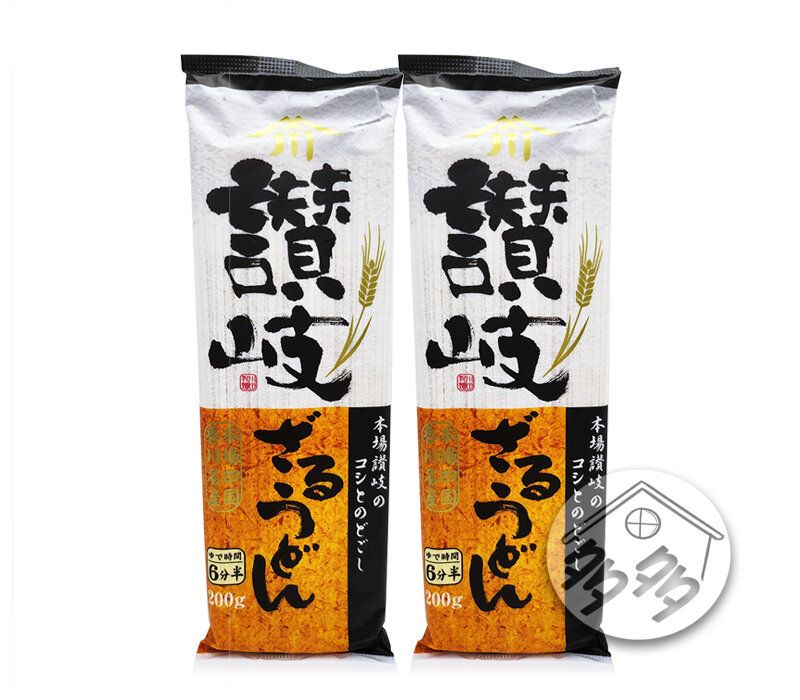 Sanuki Zaru Udon 200g x 2 【Best Before：2027/01/07】【Packaging by randomly】