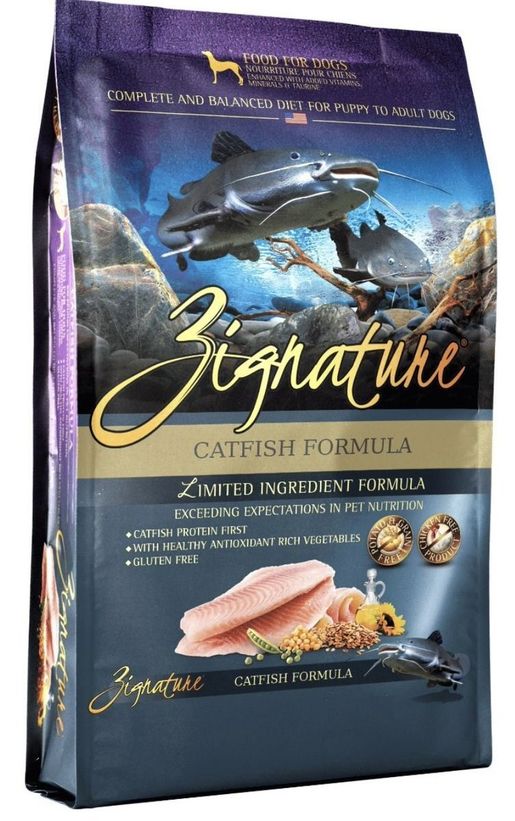 Zignature dog discount food catfish