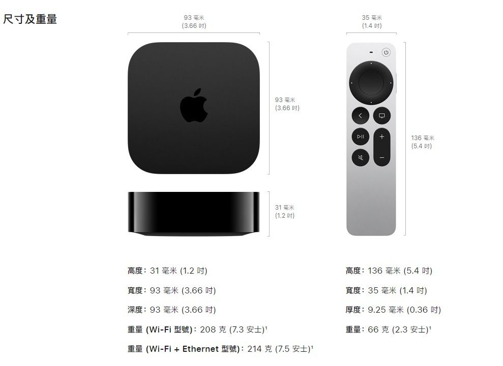 Apple | Apple TV 4K 第三代 - 64GB Wi-Fi MN873PA/T 香港行貨 | HKTVmall 香港最大網購平台