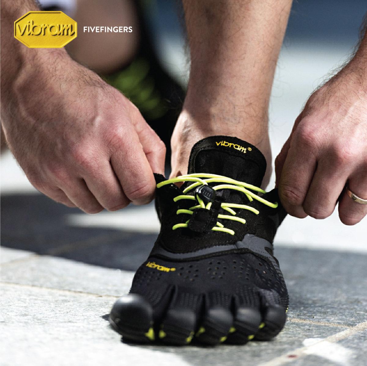 Fivefingers shoes V-RUN Men's Black / Yellow｜Size: EUR40