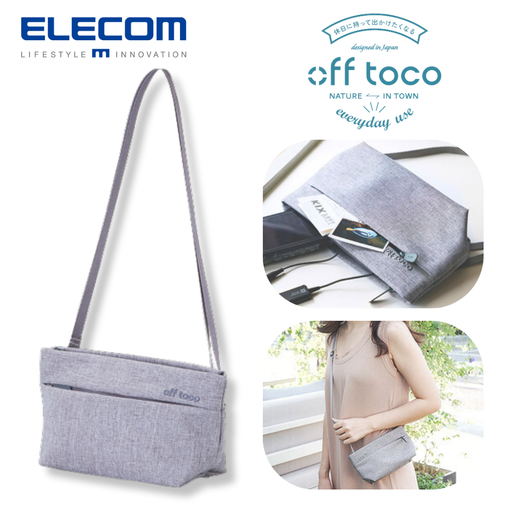 ELECOM | Off toco Canvas Mini Storage Side Backpack | Crossbody