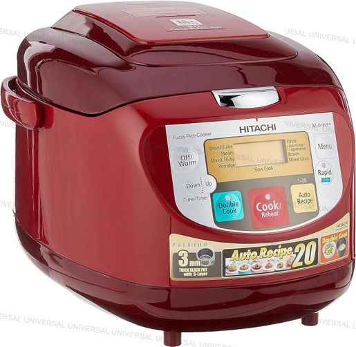 Hitachi 1.8L (20 AUTO RECIPE)Jar Rice Cooker RZD18VFY-DARK RED