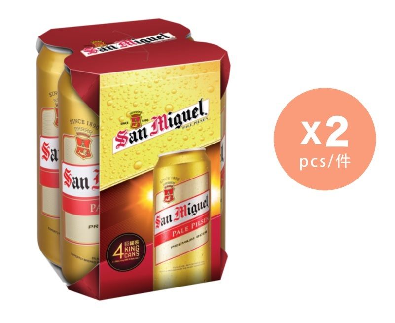 巨罐罐裝啤酒 4罐裝x2