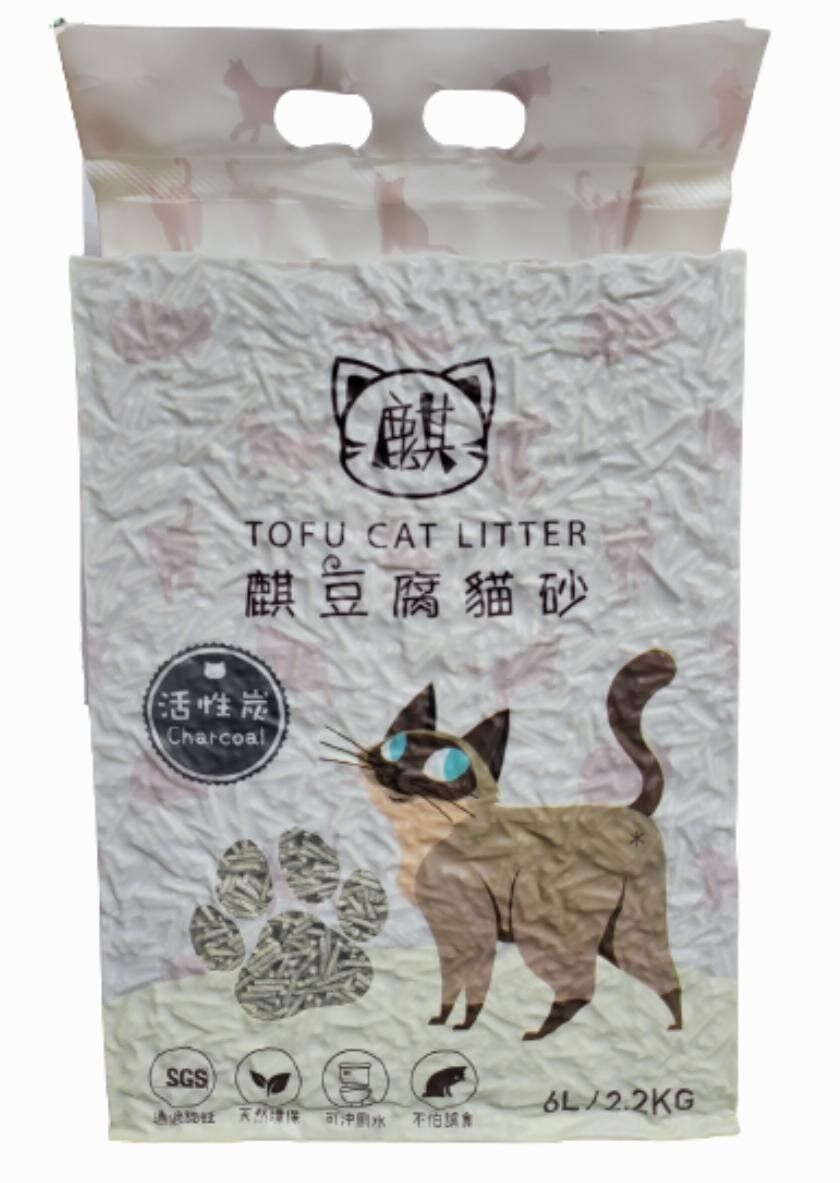 豆腐貓砂  天然豆腐貓砂  活性炭味  2.2kg