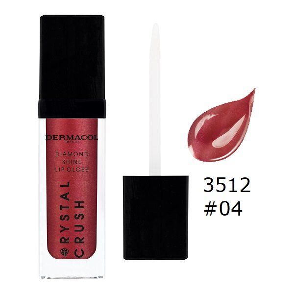 Crystal Crush #04 Diamond Lip Gloss Long-lasting, no bleeding, vegan, A beautiful fruity scent