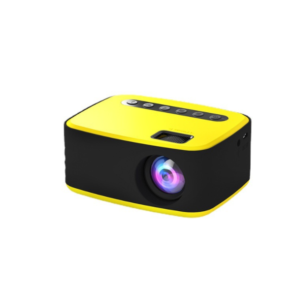 T20迷你微型投影儀家用LED便攜式小型高清投影機（黃色-標準版）