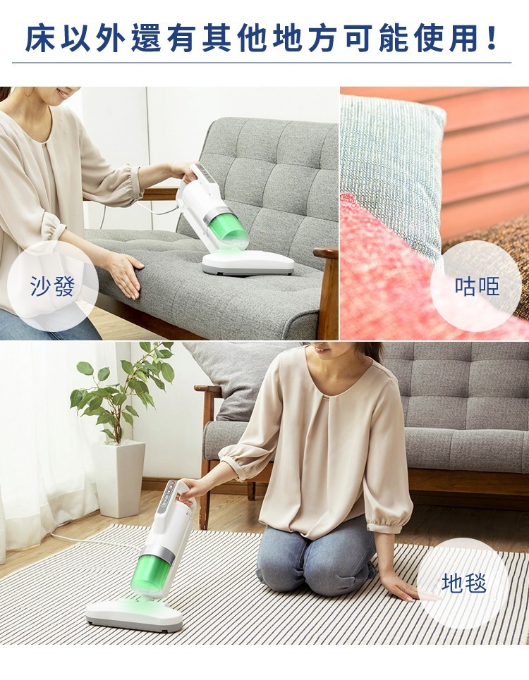 Iris Ohyama Dust Mite Mattress and Furniture Vacuum Cleaner IC