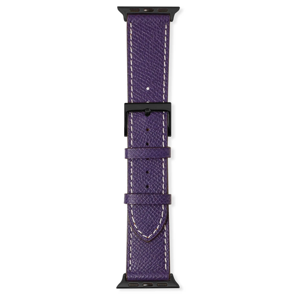 38mm/40mm/41mm Apple Watch Strap - Calf Leather Band (Purple Blue)