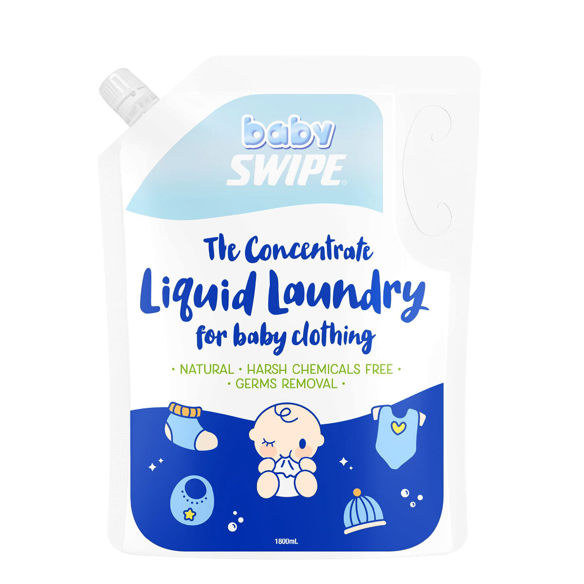 The Concentrate Liquid Laundry For Baby Clothing 1.8L (refill)