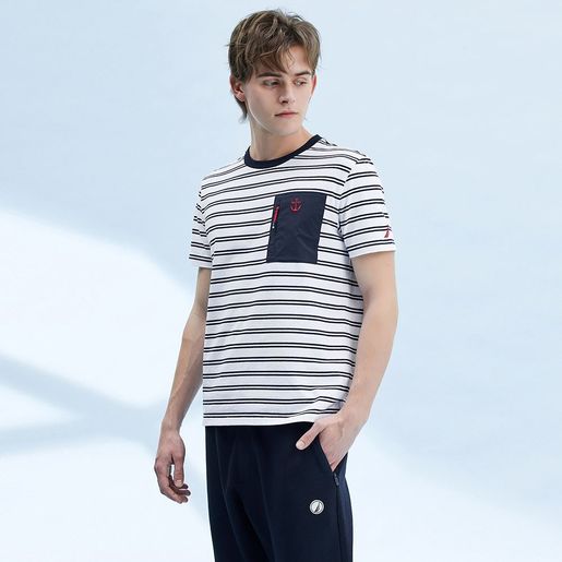 MEN'S STRIPED SHORT SLEEVE T-SHIRT