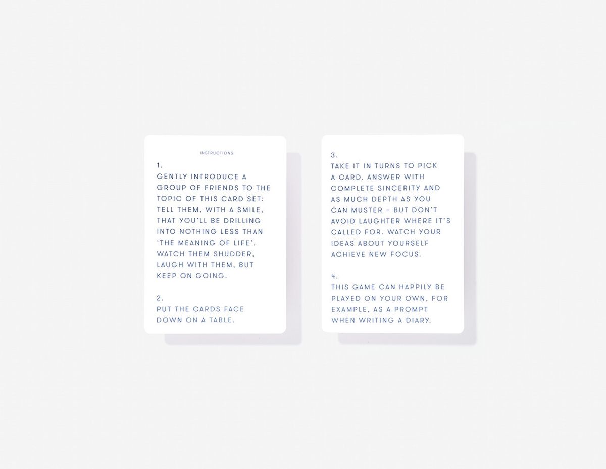 THE SCHOOL OF LIFE | The Meaning of Life Cards|卡牌遊戲 | HKTVmall 香港最大網購平台
