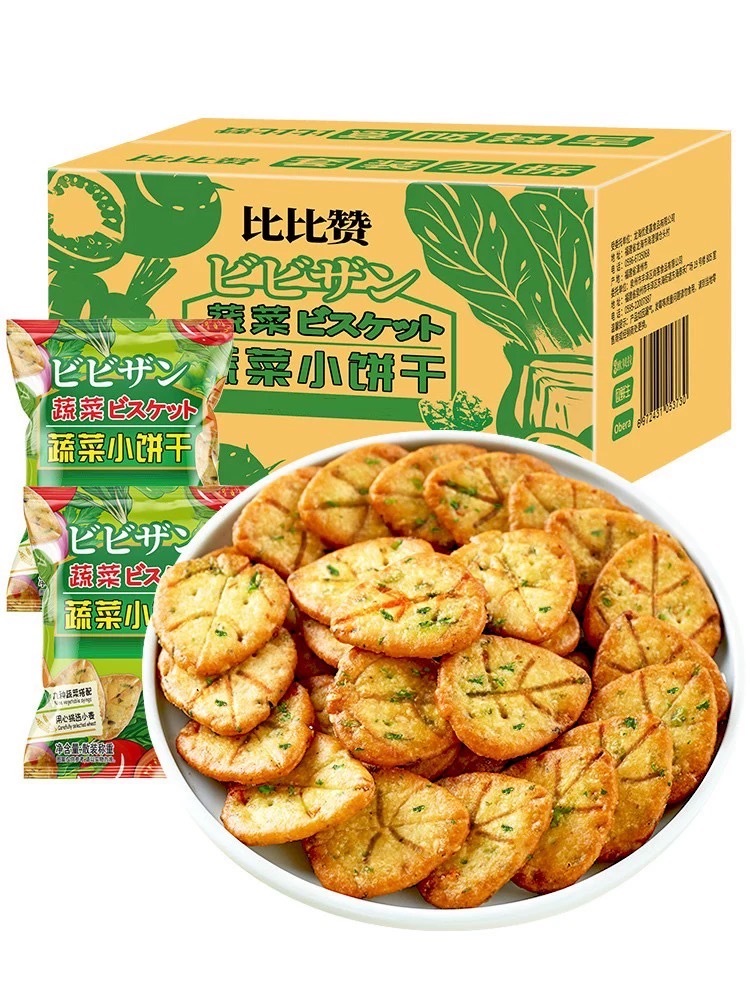 《比比讚》—零食-蔬菜小餅乾(500g)