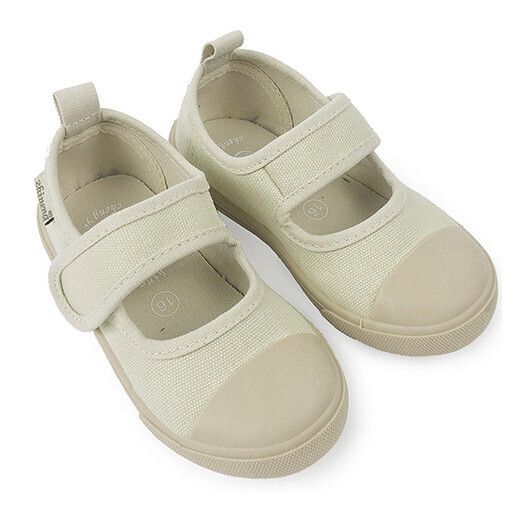 兒童帆布鞋(米色1003)(22碼~30碼，下單後請與客服確認發貨尺碼)