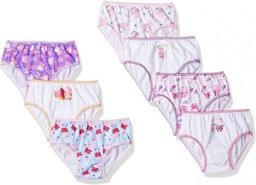 Handcraft, Peppa pig girls cotton underwear 7 pairs of underwear 7 pairs  of Frozen underwear (2-3T)