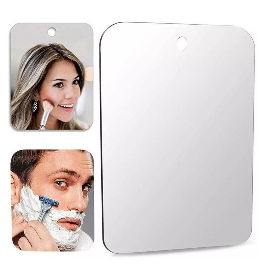 Acrylic Makeup Mirror Bathroom Toilet Mirror Wall Mount Mirror Sticker