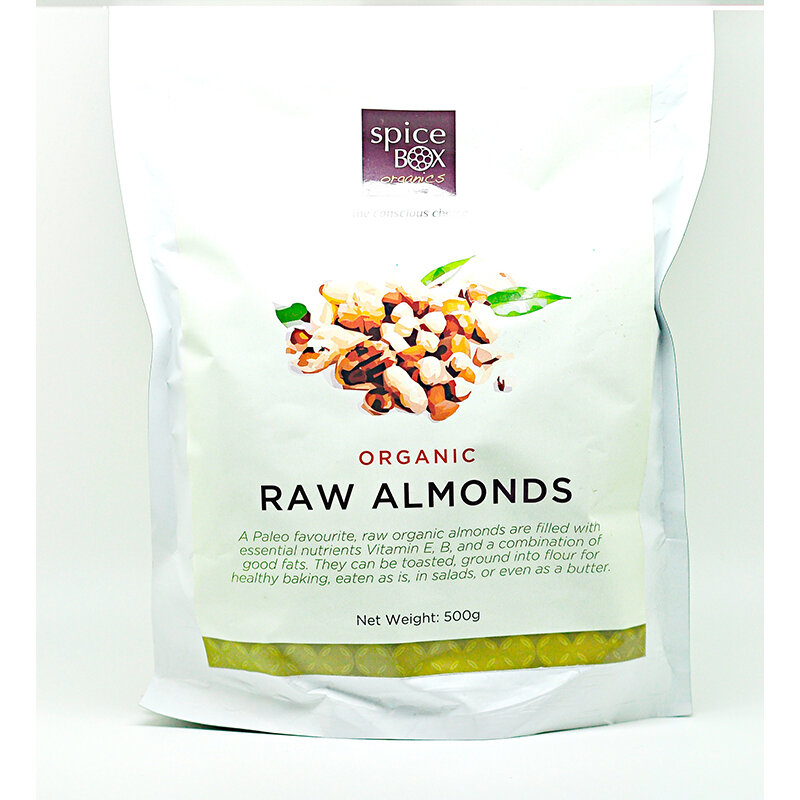 Organic Almond Nuts 500g