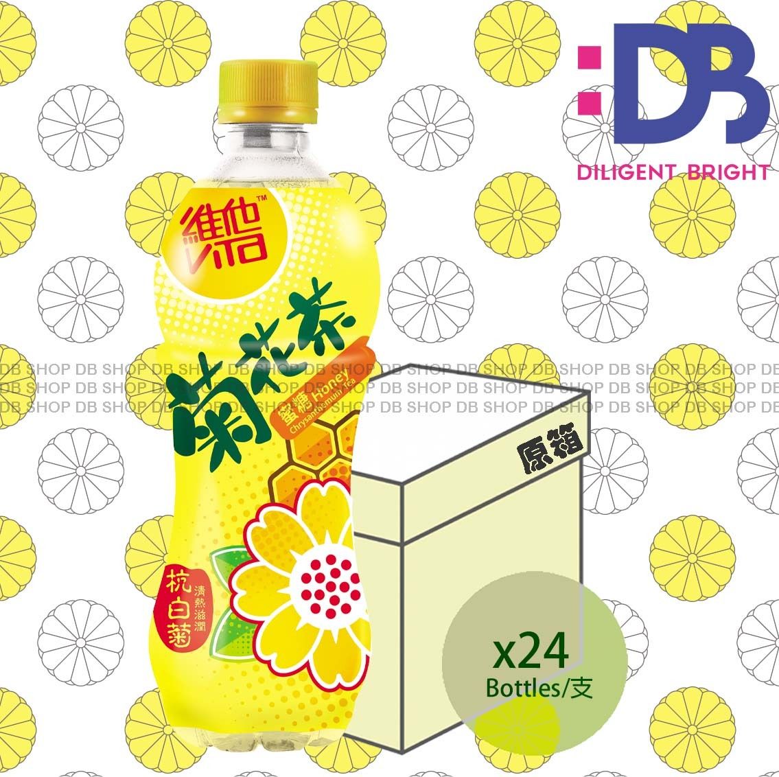 [Full Case] 膠樽裝Bottled Honey Chrys. Tea (500ml X 24)