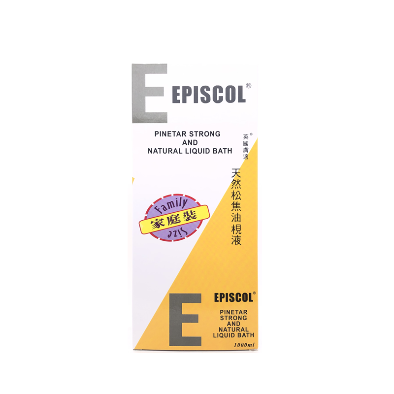 EPISCOL - Pinetar Strong and Natural Liquid Bath 1000mL（4892659051702）