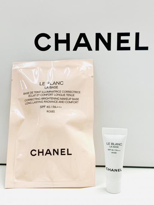 Chanel, CHAENL LE BLANCE LA BASE (ROSE) 1ML TRAVEL SIZE(PARALLEL  IMPORT)隔離霜