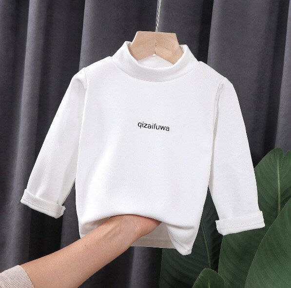 秋冬兒童打底衫 套頭上衣（90cm-150cm碼）【下單後請聯絡客服確認發貨尺碼及顏色】