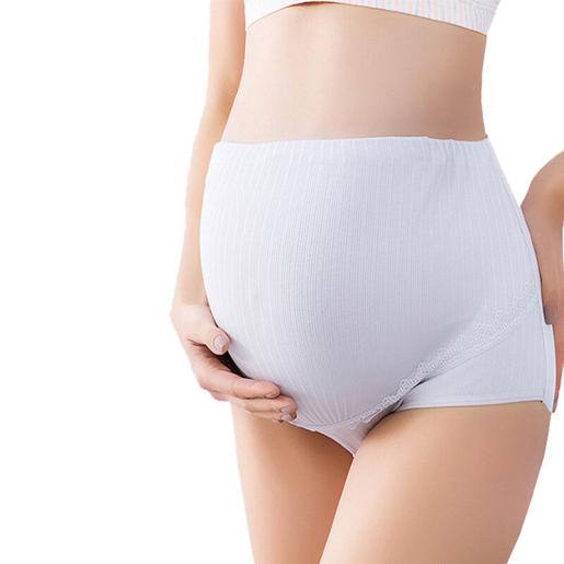 MM store  High-waisted cotton maternity panties (L random 3 pack