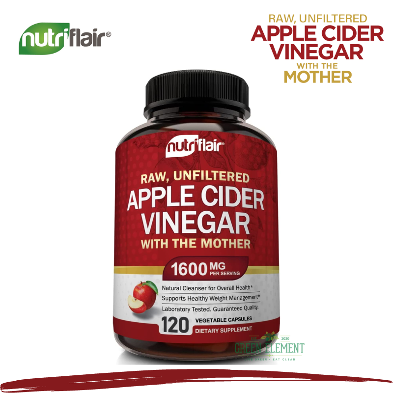 Apple Cider Vinegar 有機天然蘋果醋  120粒[D20-1]