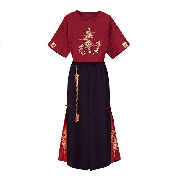 時尚套裝(上衣+褲子 M-5XL 下單後聯絡客服確認發貨尺碼)