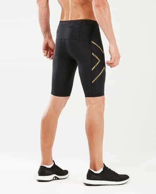 2XU, Men's Light Speed Compression Shorts MA5331B, Color : Black, Size :  XS