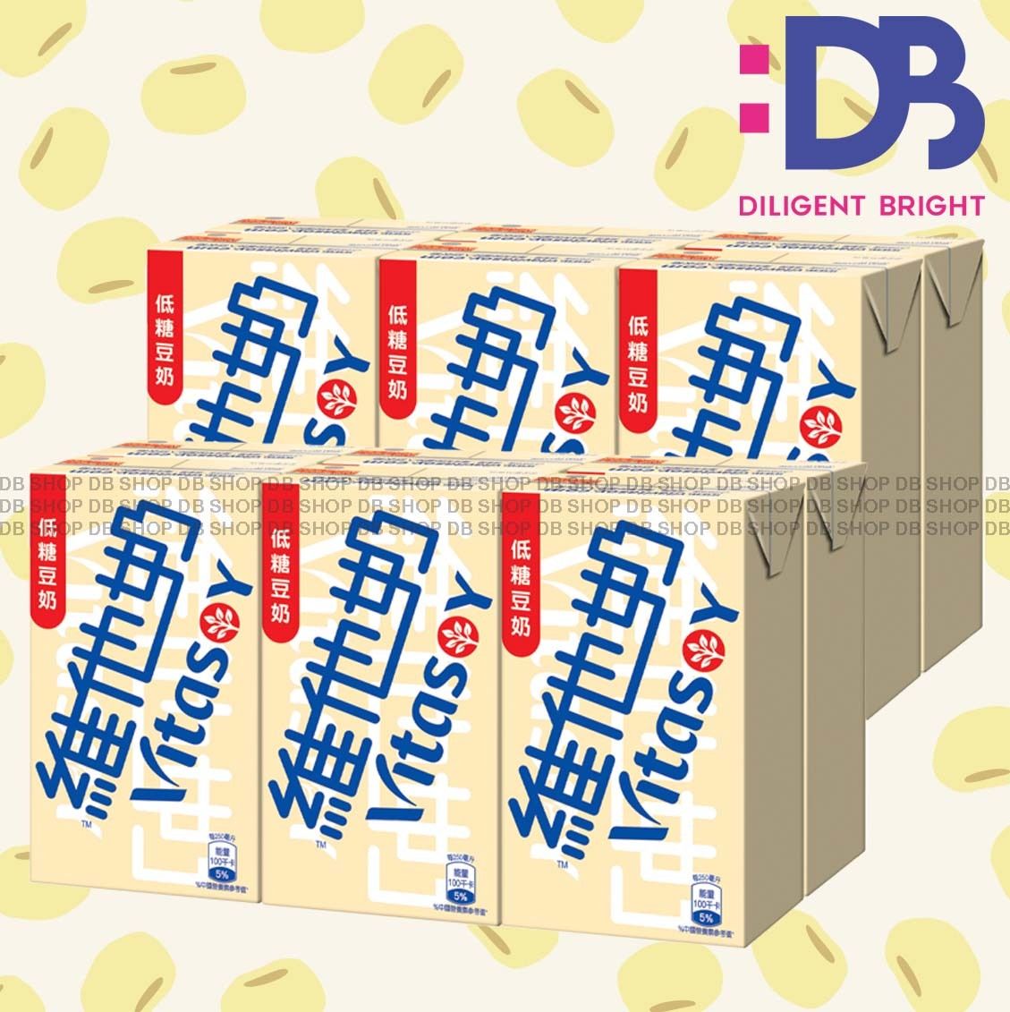 紙包裝-Low Sugar Vitasoy (250ml X 6 X 2)