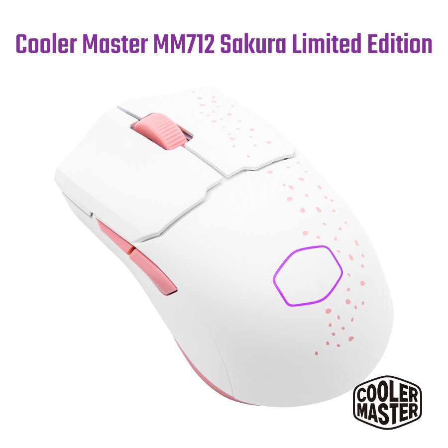 Cooler Master | Cooler Master MM712 Gaming Mouse (Sakura Limited ...