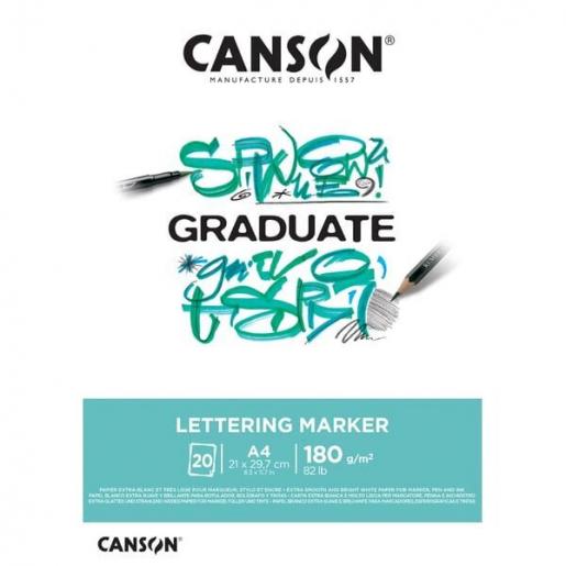 Canson Graduate Lettering Marker Pad - 9 x 12, 20 Sheets