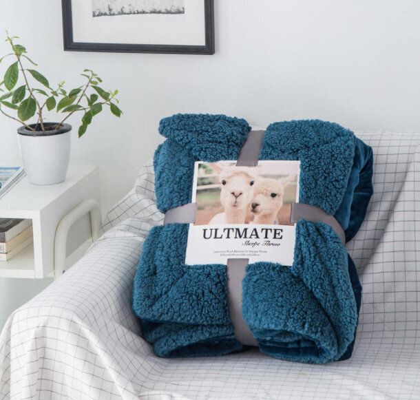 四季款毛毯顏色【午夜藍】尺寸120×200cm【重1.2KG】