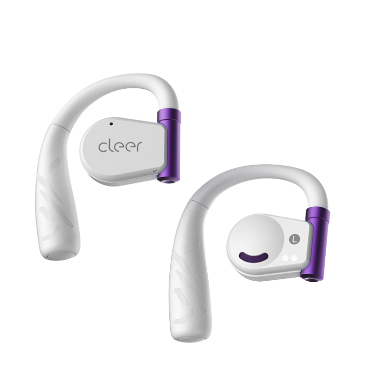 cleer | Cleer ARC 2 Gaming Wireless Earphone (White Purple