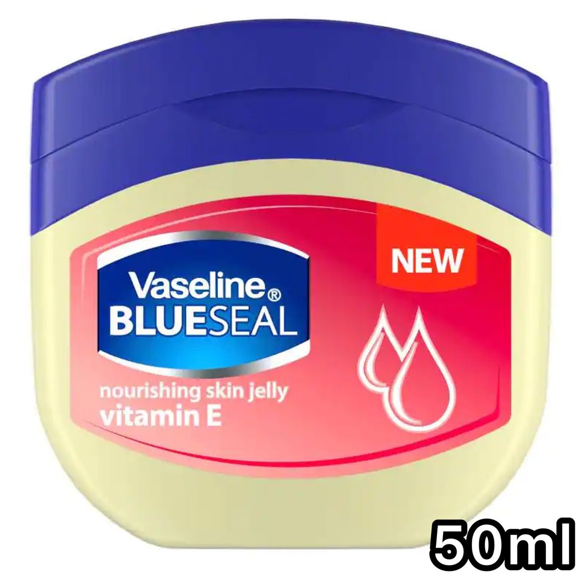 Vaseline | 凡士林 維他命E 滋潤啫喱 50ml (Blue Seal) [平行進口] | HKTVmall 香港最大網購平台