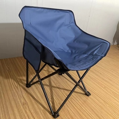 戶外便攜式折疊椅子 -深藍色加厚款