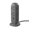ONEPLUG 11-Outlet Power Strip With USB (Space Grey) US11UKE