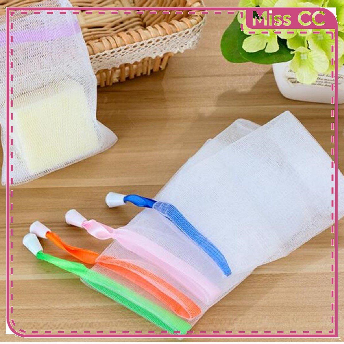 香皂專用起泡網-4個裝 (顏色隨機)