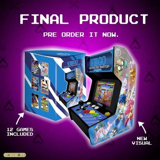 Direct from Japan | VISCO Mini Arcade Bartop [Parallel Import