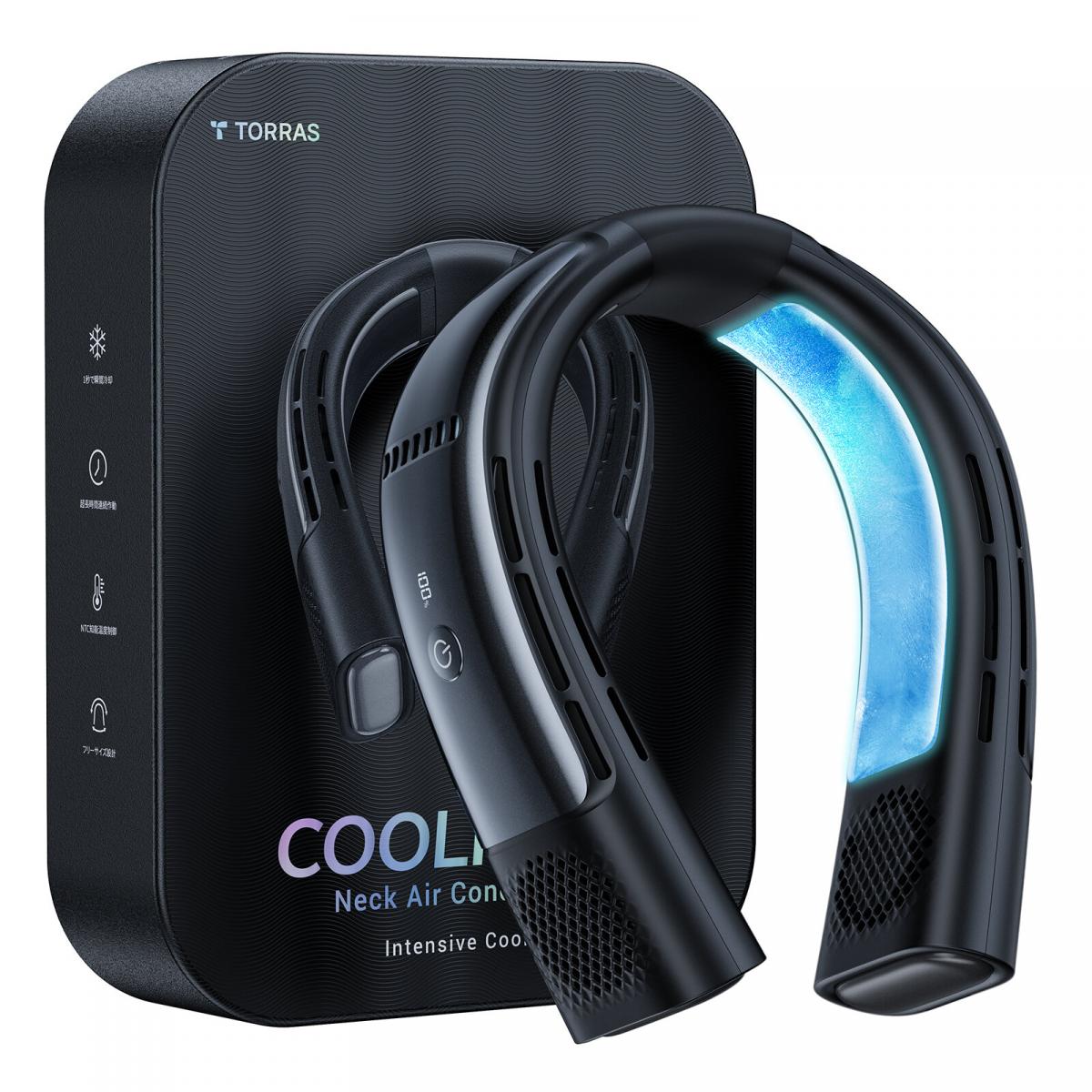 TORRAS COOLIFY 2S Smart Wearable Neck Air Conditioner, Black