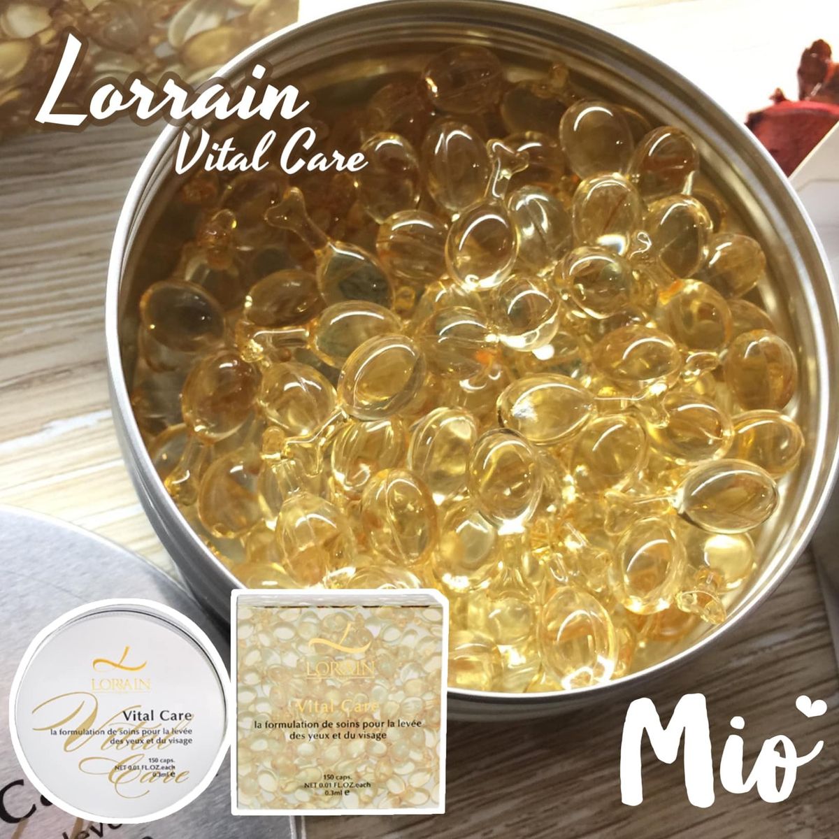 法國LORRAIN 雙效精華素Vital Care 150粒裝
