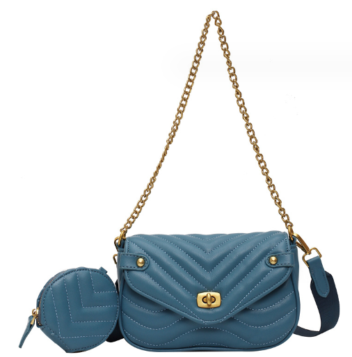 單肩包挎包（藍色）#S019054156