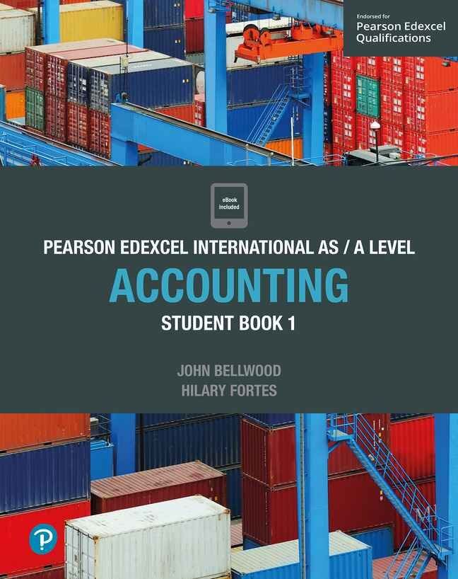  pearson edexcel international as a level accounting student book