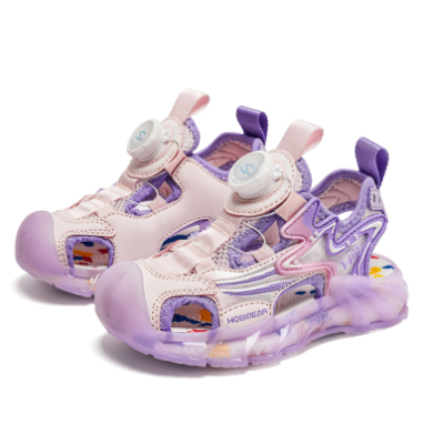 兒童涼鞋(GU7883粉紫)(尺碼27-38碼)(下單後聯絡客服確認發貨尺碼)