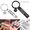 Silver Stainless Steel Keychain Couple Black Humor Gift Couple Keychain