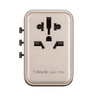70W GaN 快充通用旅行轉插 5 Port (3C2A) PD 1-World 全球旅行通用萬用 快充充電插座 轉換插頭 旅行充電器 - 鈦色 (UA8AUKE)