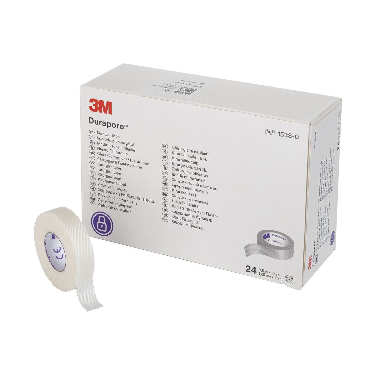 3M Durapore Surgical Tape, 1/2