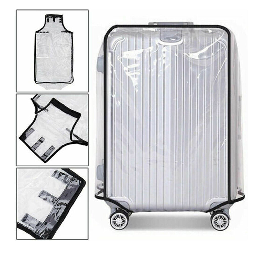 28 inch suitcase protective cover transparent thickening wear-resistant waterproof trolley case