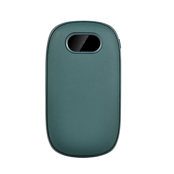 Charging treasure, mobile power supply, double-sided heating hand warmer (green) B0093
